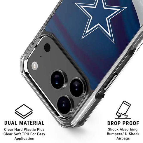 NFL Dallas Cowboys iPhone 17 Pro Max Clear Case